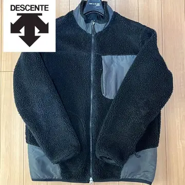 데상트 ddd 보아 플리스 자켓 DHMQJC33 블랙