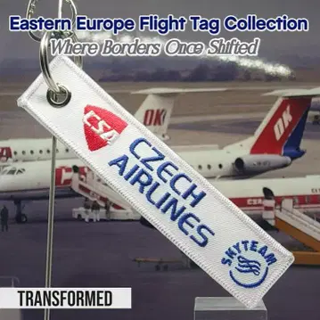 선택할 수 있는 미래와, 지울 수 없는 과거 체코항공 자수 플라이트 태그