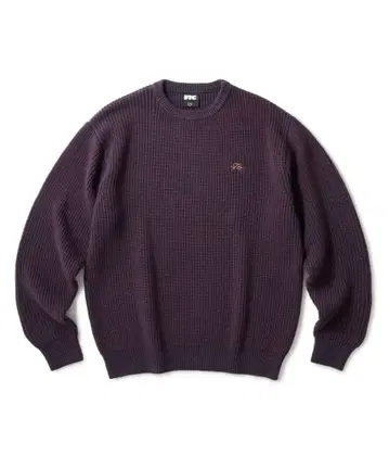 FTC 멜란지 립 스웨터 네이비 L 사이즈