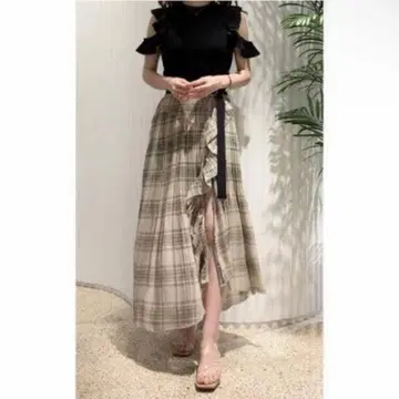 SNIDEL 플리츠 랩 스커트 숏 팬츠 0 사이즈