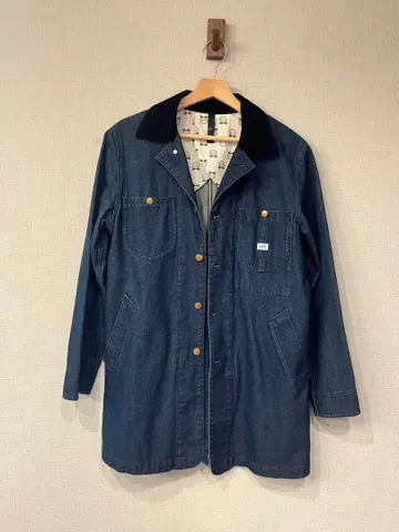 Lee 코듀로이 옷깃 데님 자켓 S