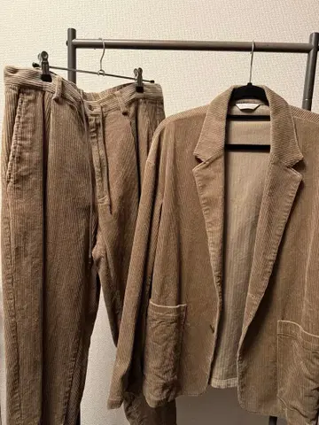 [ 인기 색상 ] JOURNAL STANDARD 코듀로이 셋업 베이지