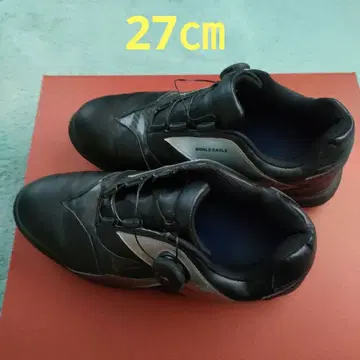 WORLD EAGLE 골프화 블랙 다이얼식 슈레이스