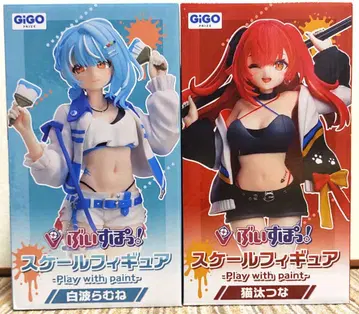 버추얼 스포트! GiGO 스케일 피규어 시라나미 라무네 네코타 츠나