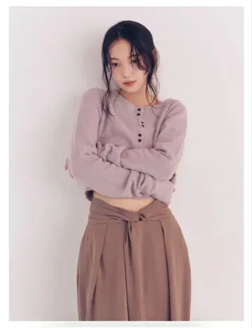 [ 새상품 ] Andequal 웨스트 디자인 와이드 슬랙스 M