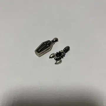 실버925 관 전갈 펜던트탑 세트