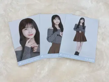 노기자카46 브로마이드 오프숄더 니트 쿠보 시오리 컴프