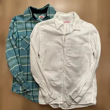 할리우드 런치마켓 긴팔 셔츠 2장 세트