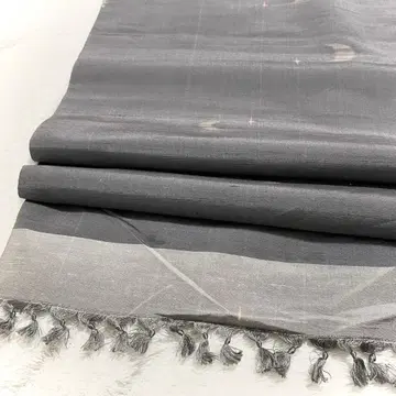 옷감 토카마치명주 순수 실크 그레이 류큐 무늬 리메이크 재료 pt088