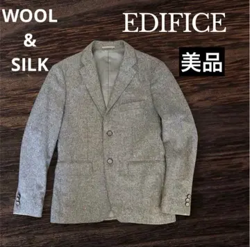 [ EDIFICE ] 고급 울 혼방 트위드 테일러드 자켓 44