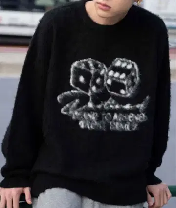 샤기 그래픽 풀오버