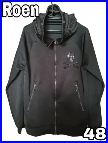 인기 새상품급 Roen 후드 부착 저리 스와로브스키 로엔