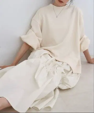 이소재 도킹 개더 원피스