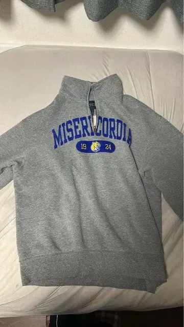 MISERICORDIA 집업 트레이닝복 구제 의류 크롭 기장 하프 지퍼