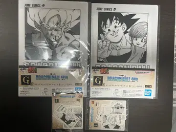 드래곤볼 제일복권 40th f상 클리어 파일 스티커 세트