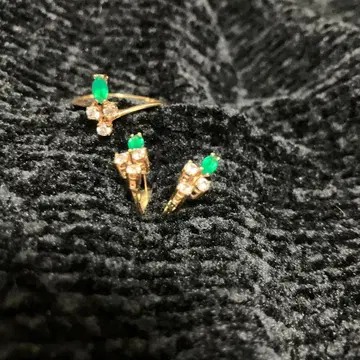 새상품! 귀걸이 & 반지 세트