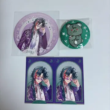 니지산지 카이세이 포토 카드 자수 캔뱃지