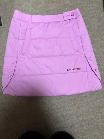 아르키비오 퀼팅 스커트 핑크