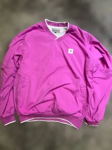 온오프 핑크 V넥 자켓 방풍 L 사이즈
