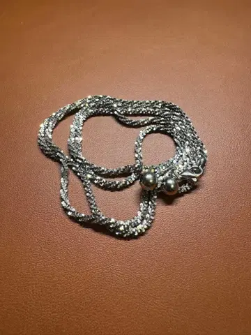 Italy vintage twist chain 2way necklace