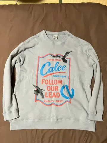 새상품급 CALEE 칼리 트레이닝복 맨투맨 사이즈 L