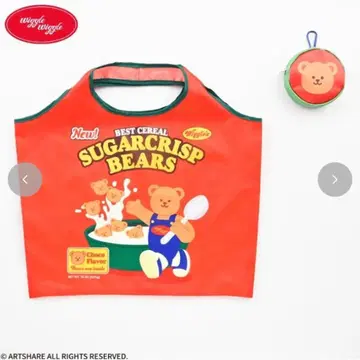 새상품 wiggle wiggle 파우치 포함 에코백 쇼핑백 17