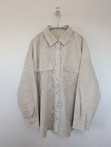 210nouve/코듀로이 오버 사이즈 셔츠