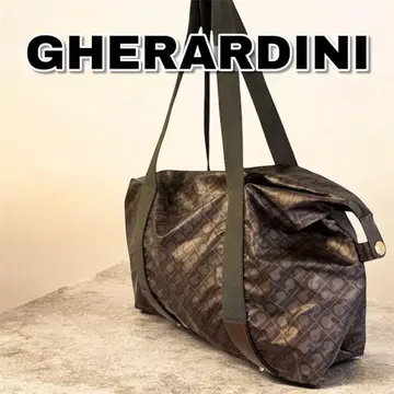 극경량 새상품급 게라르디니 소프티 토트백 브라운 모노그램 숄더백