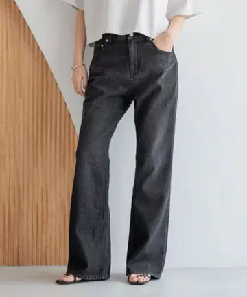 데님 플레어 팬츠