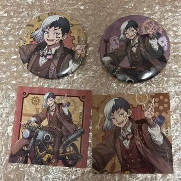 닥터스톤 Dr.stone 아사기리 겐 투링 캔뱃지 스티커