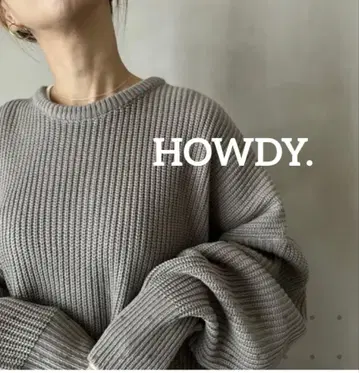 [택 포함 새상품] HOWDY. tappori knit 니코앤드 mite