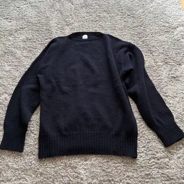 ANATOMICA / 네이비 크루넥 스웨터 42