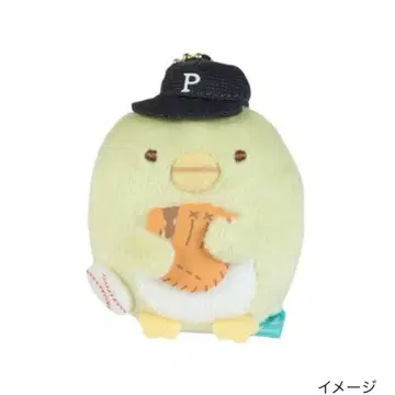 새상품 스미코구라시 매달린 봉제 인형 펭귄? 야구부