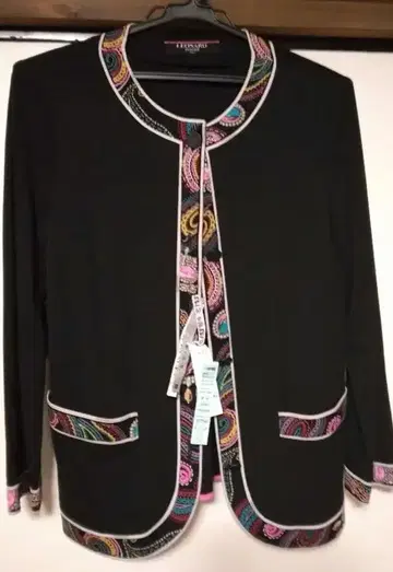 LEONARD 블랙 가디건