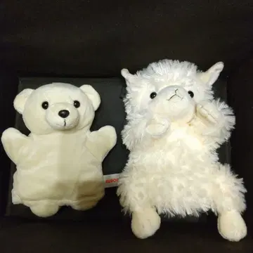 북극곰 알파카 퍼펫 봉제 인형