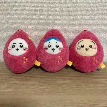 치이카와 (먼작귀) 모구모구 폰폰 고구마 마스코트 3개 세트