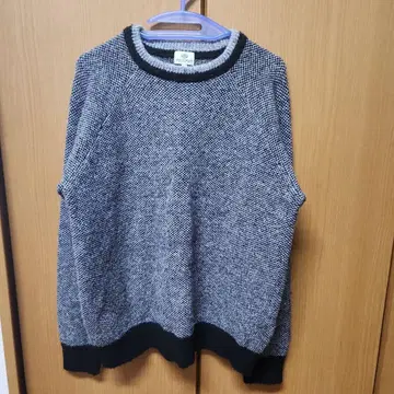 BEAMS HEART 그레이 블랙 스웨터 M