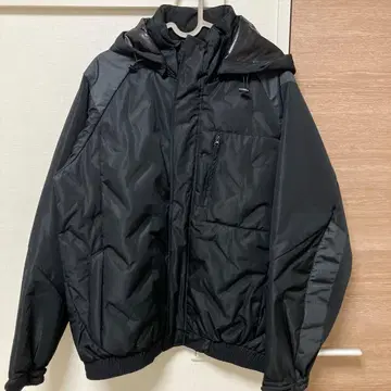 BAZZ HEAT 다운 자켓 블랙 알루미늄 L