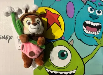 스플래쉬 키체인 꽃 칩 디즈니