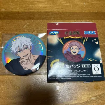 주술회전 세가 럭키 쿠지 Fun!Fun!Fun! 고죠 사토루 캔뱃지