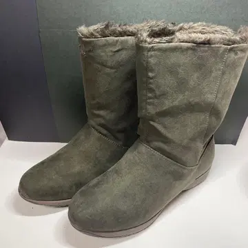 [ 미사용품 ] 올리브 그린 어그 부츠 속기모