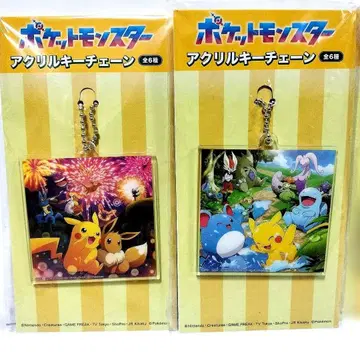 포켓몬 포켓몬스터 아크릴 키체인 5종 SEGA
