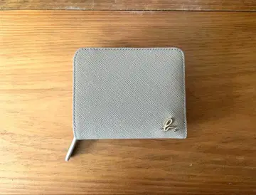 agnes b. 에네스베 이단 접이식 지갑 베이지