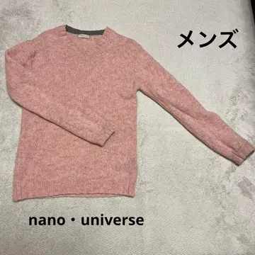 나노 유니버스 핑크 크루넥 스웨터 XL