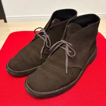 클락스 디저트 부츠 브라운 스웨이드