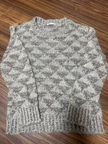 [ 거의 미사용 ] 이탈리아제 니트 정가 55,000엔 사이즈 XL