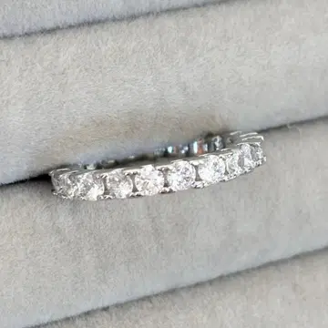 반지 반지 큐빅 지르코니아 cz 다이아 모이사나이트 풀 이터니티