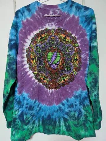 [ 구제 의류 ] 그레이트풀 데드 / 타이다이 / 롱 T