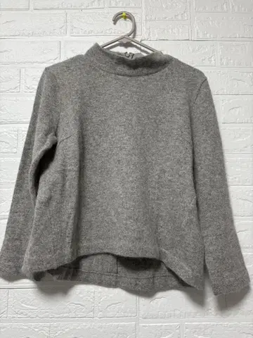 ANAYI 그레이 하이넥 스웨터