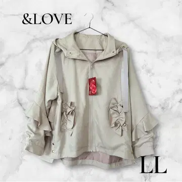 &LOVE 앤러브 프릴 블루종 점퍼 LL